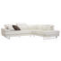 SEDACÍ SOUPRAVA, bílá, kůže - bílá/barvy chromu, Design, kůže (296/230cm) - Natuzzi Editions SEDACÍ SOUPRAVA, bílá, kůže - bílá/barvy chromu, Design, kůže (296/230cm) - Natuzzi Editions