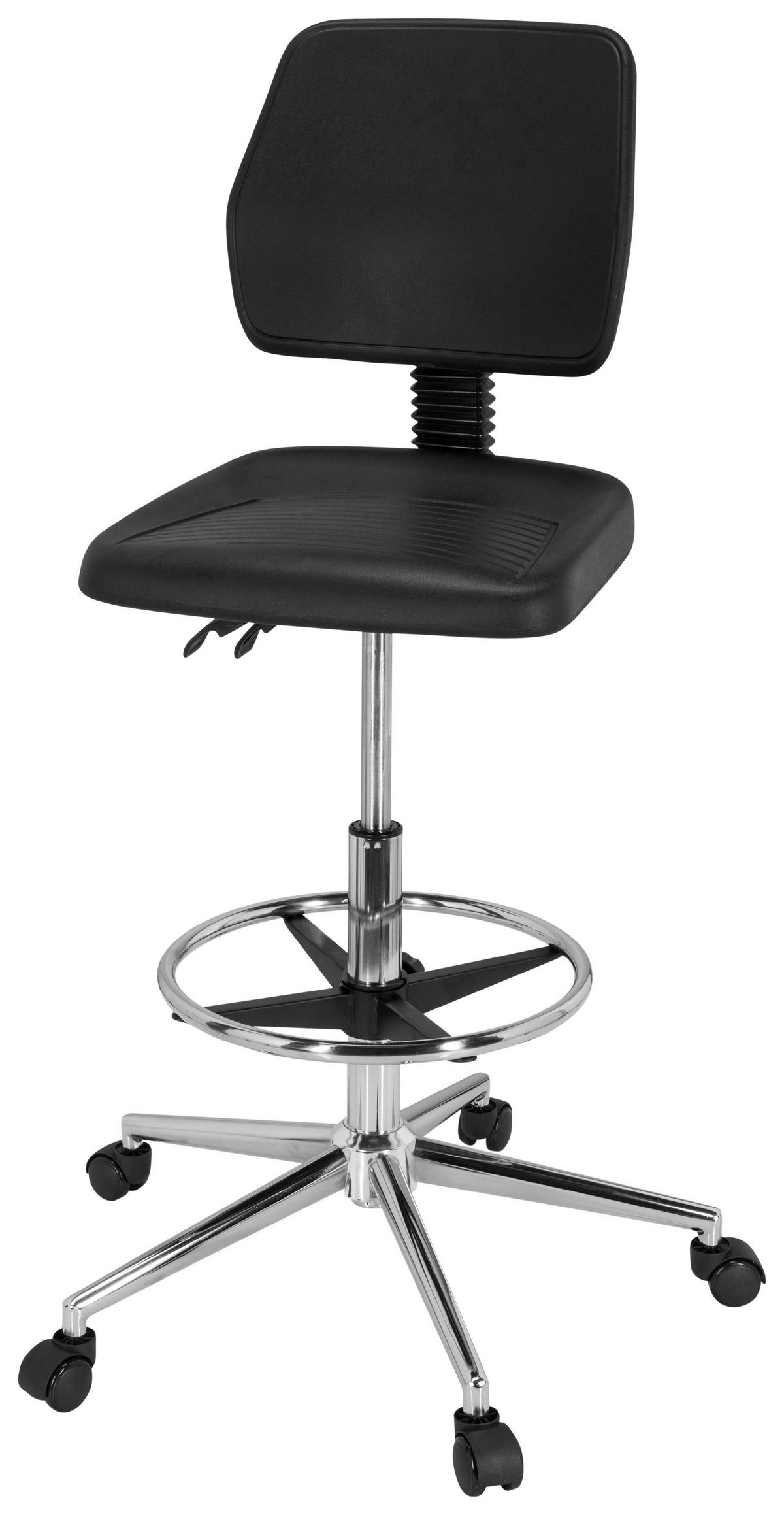 DREHHOCKER Schwarz  - Schwarz, Basics, Kunststoff/Metall (71/95/64cm) - MID.YOU