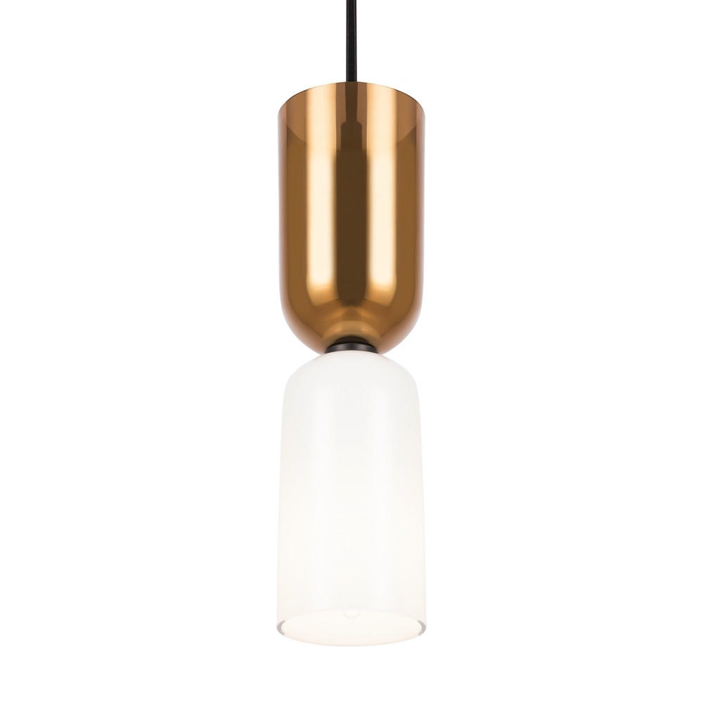 PENDELLEUCHTE 8/44,5 cm   - Goldfarben/Schwarz, MODERN, Glas/Metall (8/44,5cm) - MAYTONI