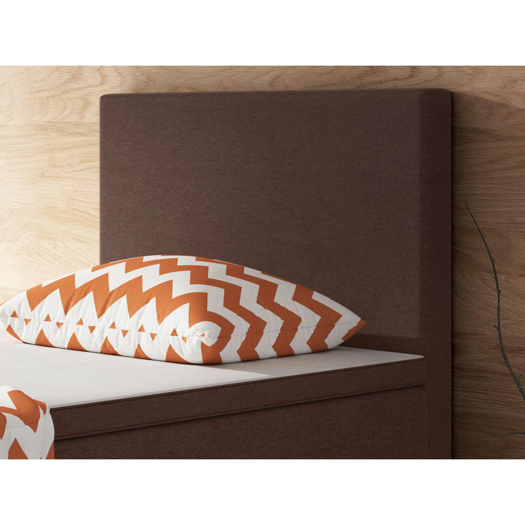 Thumbnail - Mid.you Boxspringbett, Braun, Textil, H3, 7-Zonen, Höhe ca. 19 cm, 90x200 cm, Oeko-Tex® Standard 100, Matratze, gepolste...