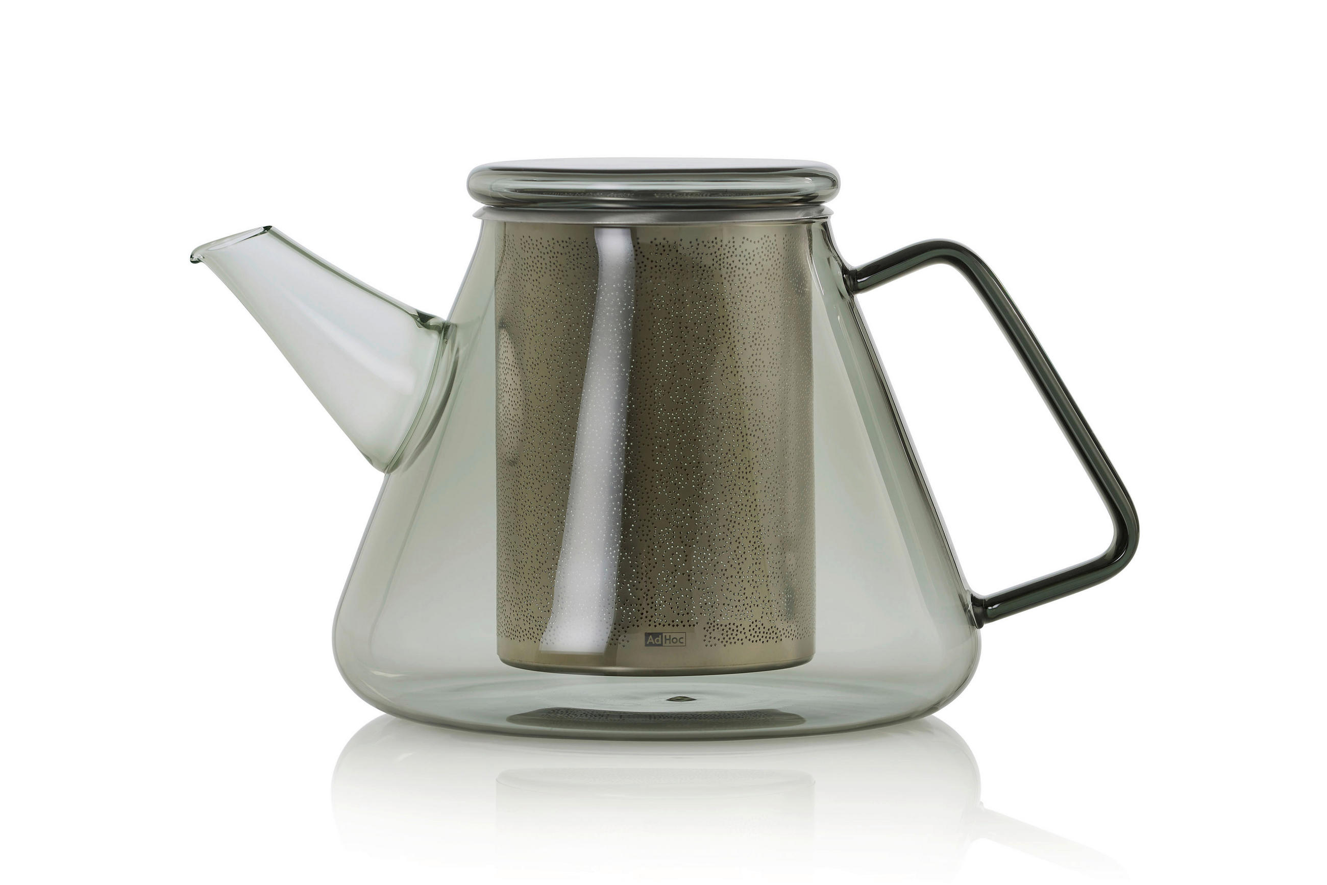 TEEKANNE  - Edelstahlfarben/Grau, Design, Glas/Metall (18.0/15.0cm) - AdHoc