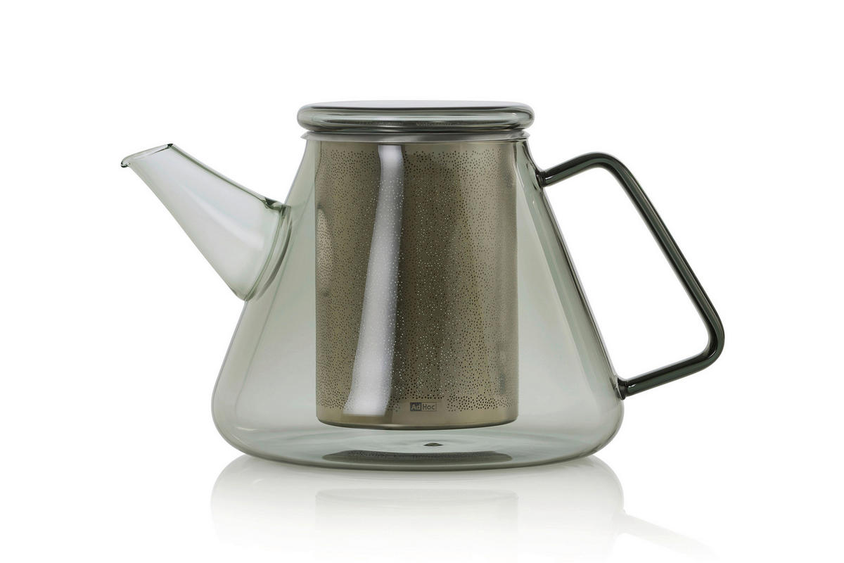 TEEKANNE  - Edelstahlfarben/Grau, Design, Glas/Metall (18.0/15.0cm) - AdHoc