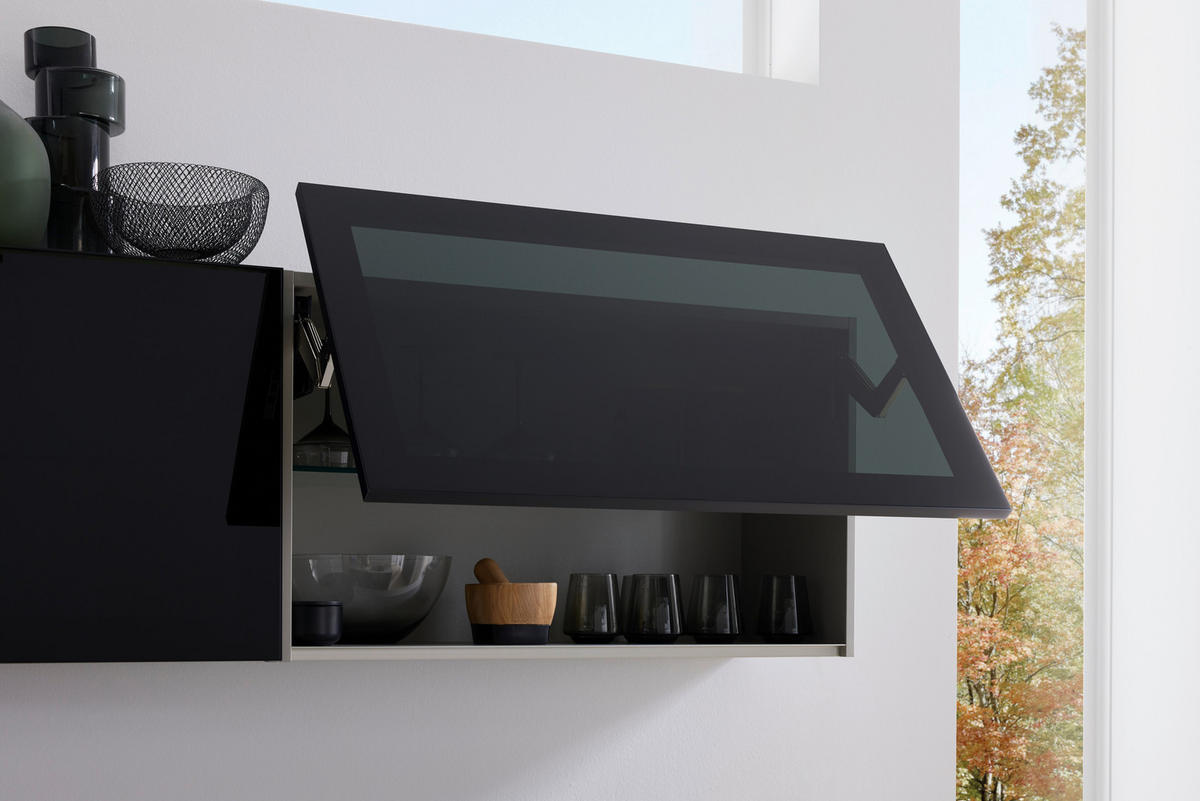 EINBAUKÜCHE   - Blau/Grau, Design, Holzwerkstoff - Novel