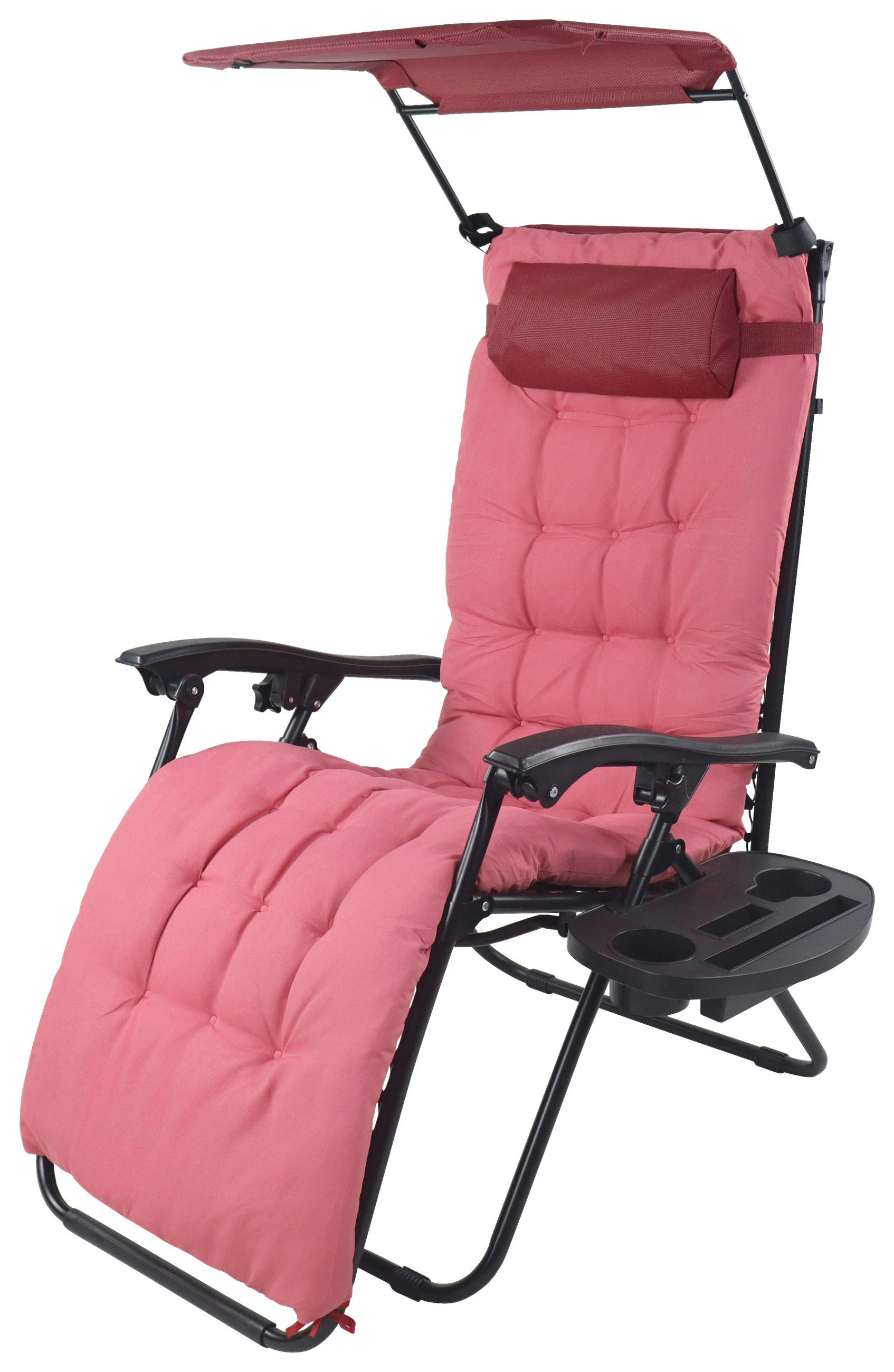 SOLSÄNG   51/133/91 cm  - röd, Modern, metall/textil (51/133/91cm) - Gardenson