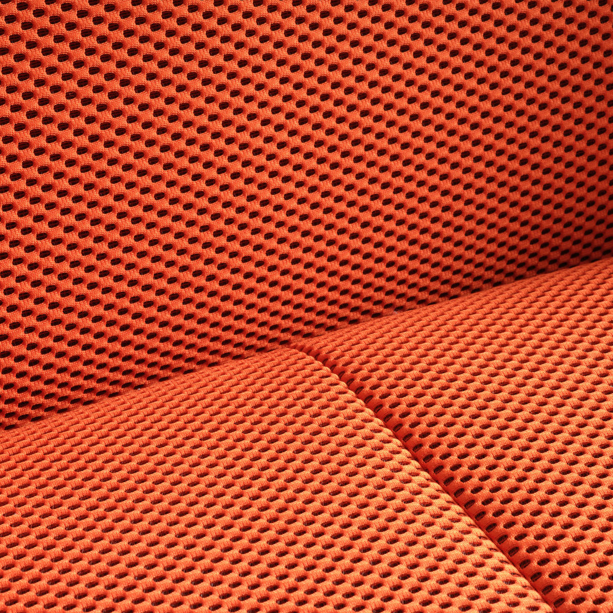 BIG SOFFA i orange  - orange/svart, Modern, textil/plast (235/72/110cm) - MID.YOU