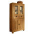 VITRINE Sheesham massiv Naturfarben - Naturfarben, LIFESTYLE, Holz/Metall (90/180/40cm) - Landscape