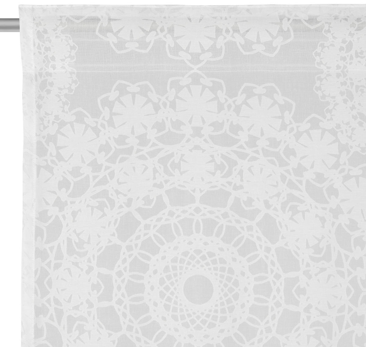 KÉSZFÜGGÖNY áttetsző  - fehér, Lifestyle, textil (135/245cm) - Esposa