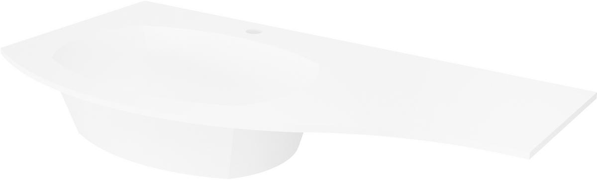 BADEZIMMER 4-teilig  in 105 cm  - Eiche Artisan/Weiß, Natur, Holzwerkstoff/Stein (105cm) - Voleo