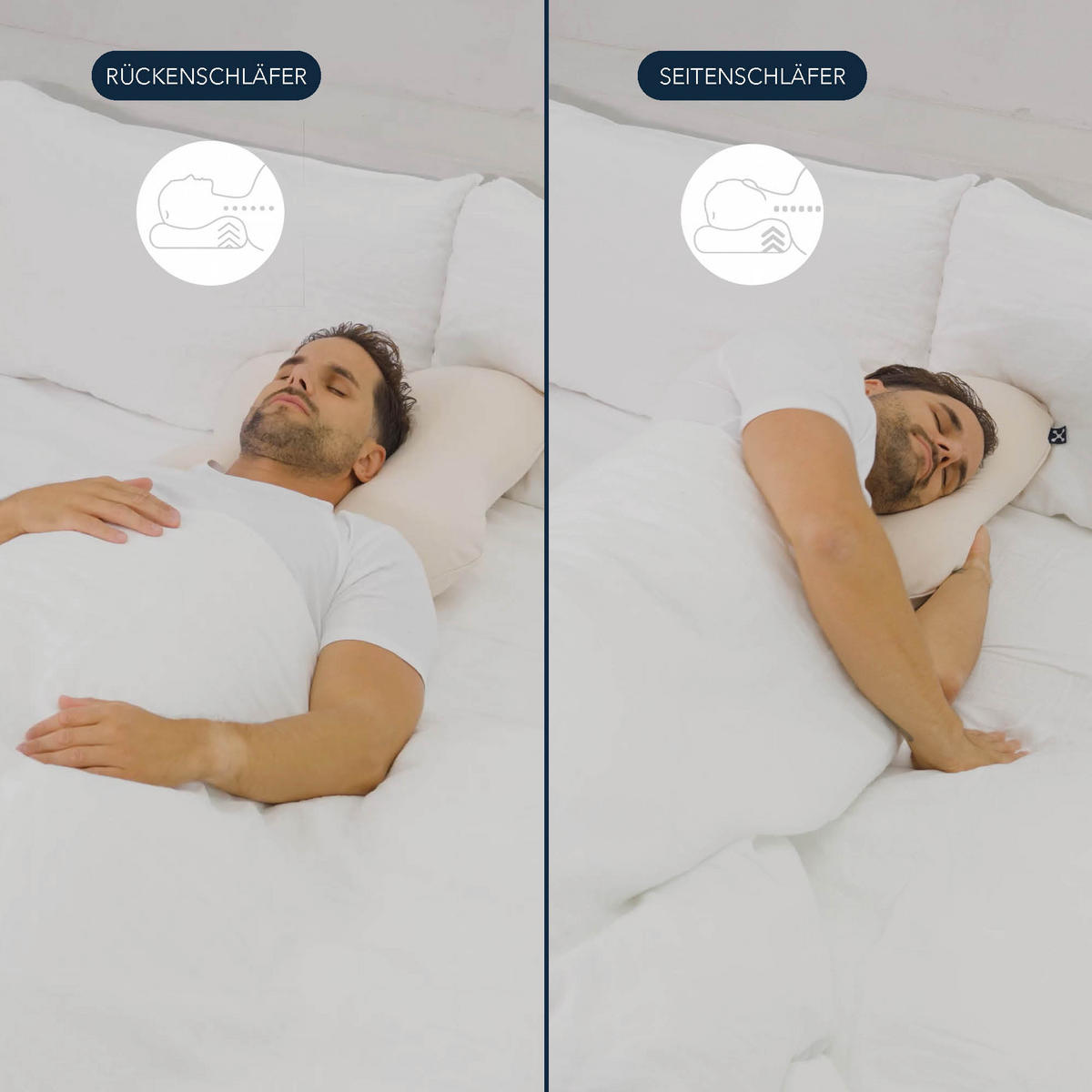 NACKENKISSEN RELIEVE  - Basics, Textil (43/13,5/53cm) - Smartsleep