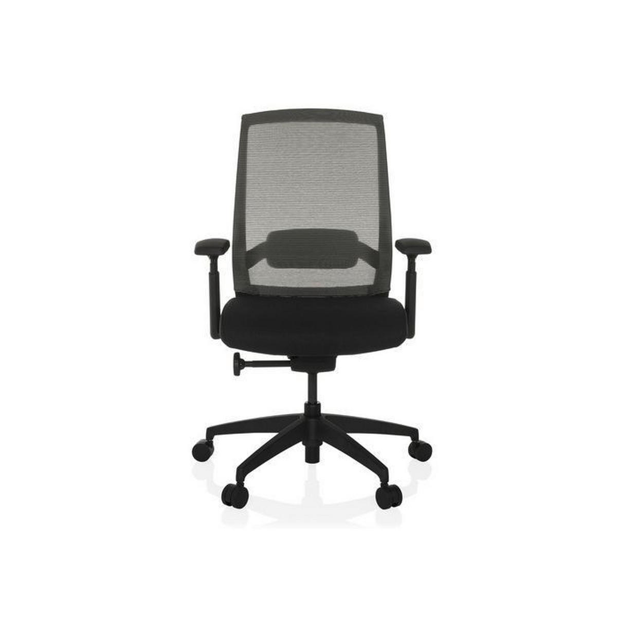 OTOČNÁ ŽIDLE, síťovina, černá - černá, Moderní, textil/plast (65/95 - 103/70cm) - MID.YOU