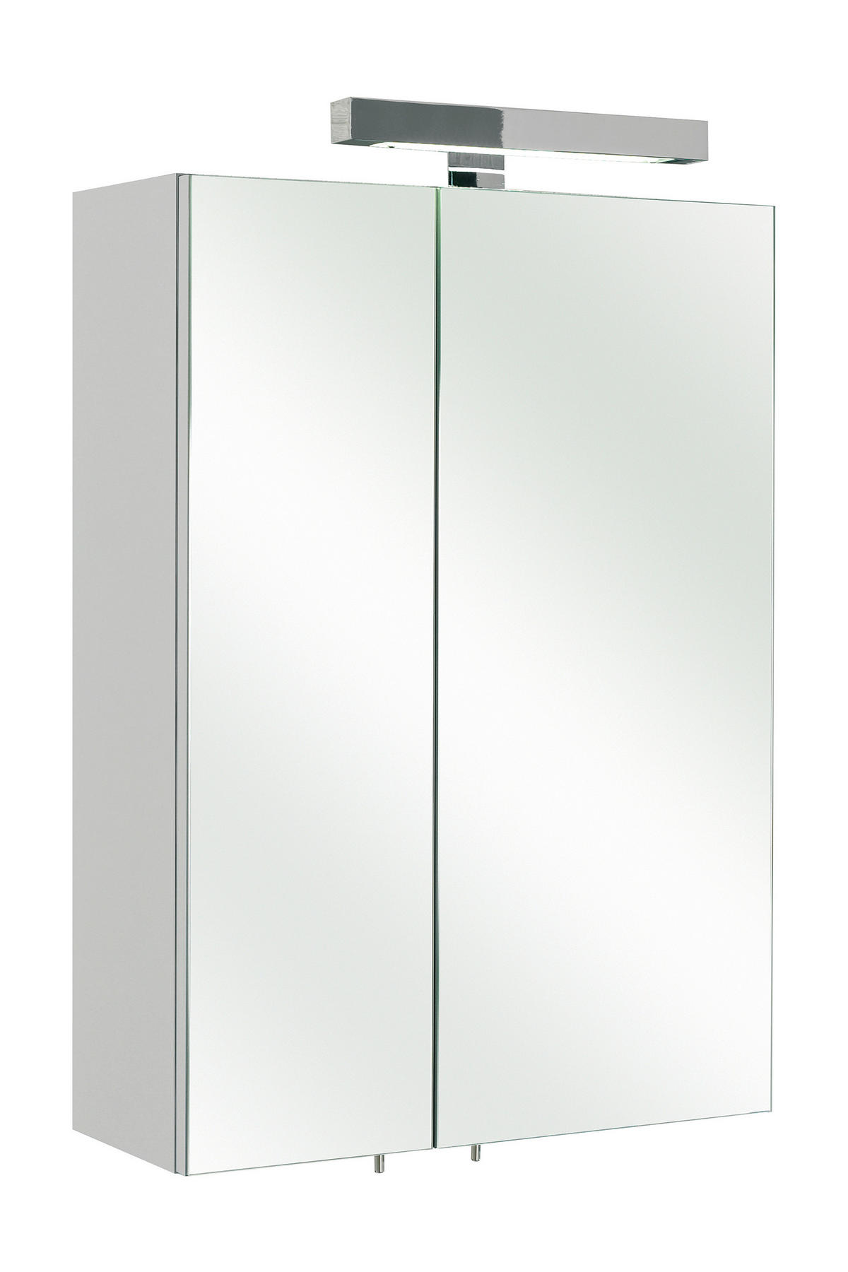 SPIEGELSCHRANK 50/70/20 cm  - Weiss, Konventionell, Glas/Holzwerkstoff (50/70/20cm) - Xora