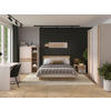 HIGHBOARD  in 95,5/140,2/38 cm  - Sandfarben/Eichefarben, Modern, Holz/Holzwerkstoff (95,5/140,2/38cm) - Hom`in