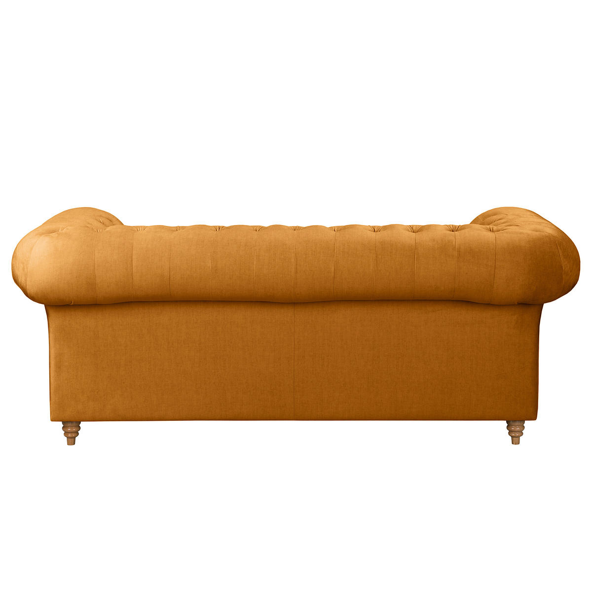 SCHLAFSOFA Mikrofaser Bernsteinfarben  - Bernsteinfarben/Braun, Design, Holz/Textil (190/74/91cm) - P & B