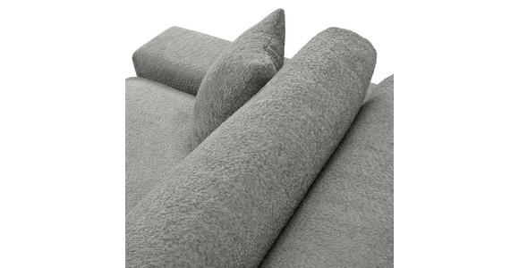 ECKSOFA  Grau Bouclé  - Greige/Schwarz, MODERN, Kunststoff/Textil (255/255cm) - Landscape