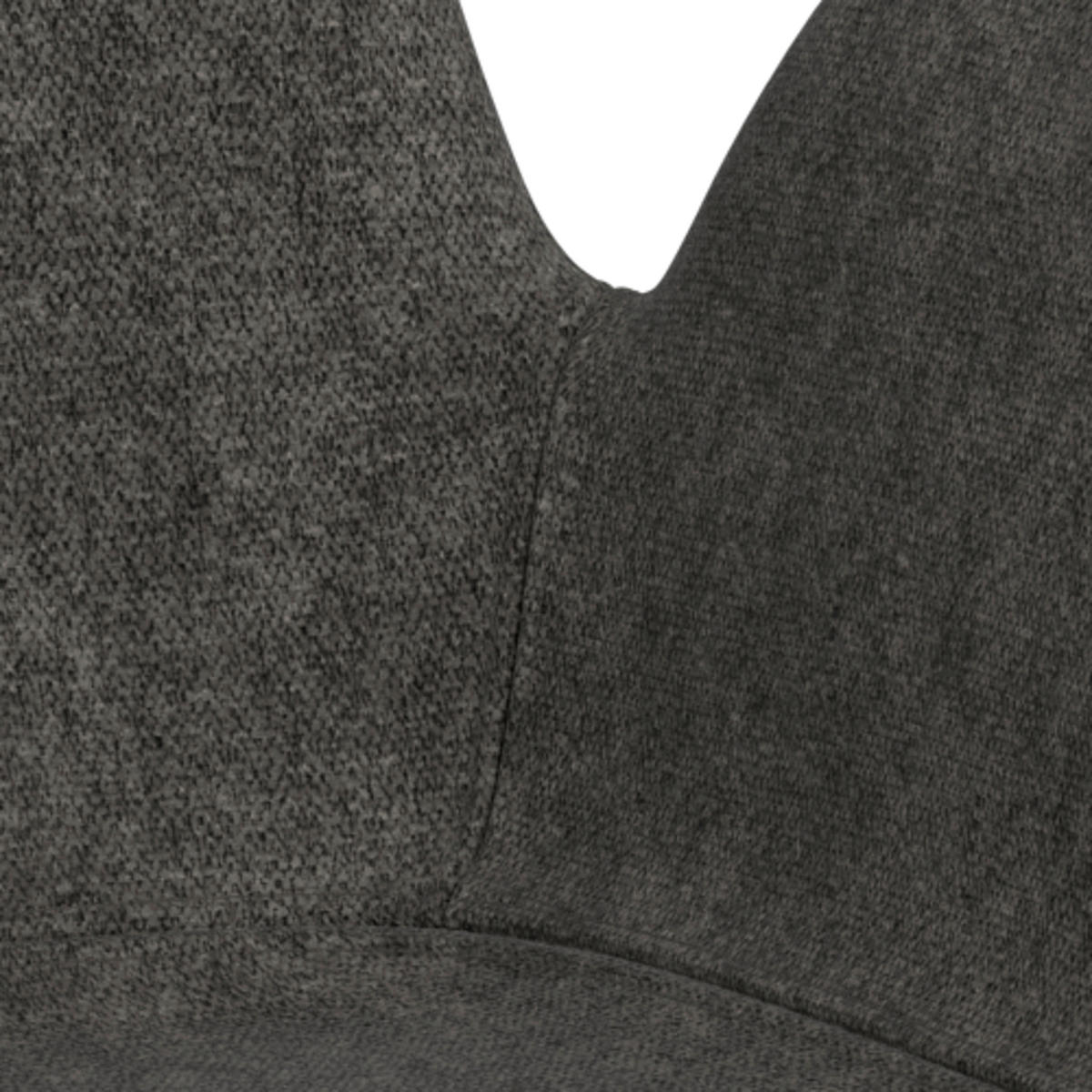 DREHSTUHL Flachgewebe Dunkelgrau  - Dunkelgrau/Grau, MODERN, Textil/Metall (58/88/57,5cm) - MID.YOU