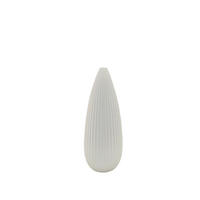 VÁZA  - fehér, Basics, kerámia (17/43cm)