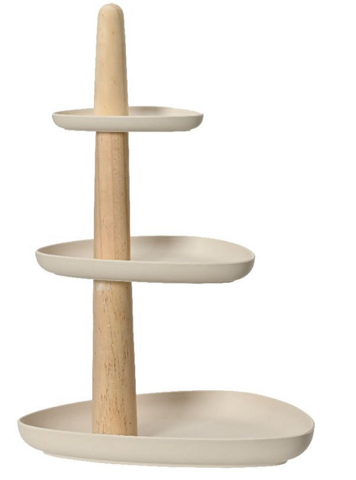 PLATOU ETAJAT PRĂJITURI cu 3 etaje - Basics, lemn (38,00/34,00/20,00cm)