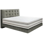 BOXSPRINGBETT 160/200 cm  in Grau  - Grau, KONVENTIONELL, Holz/Textil (160/200cm) - Dieter Knoll