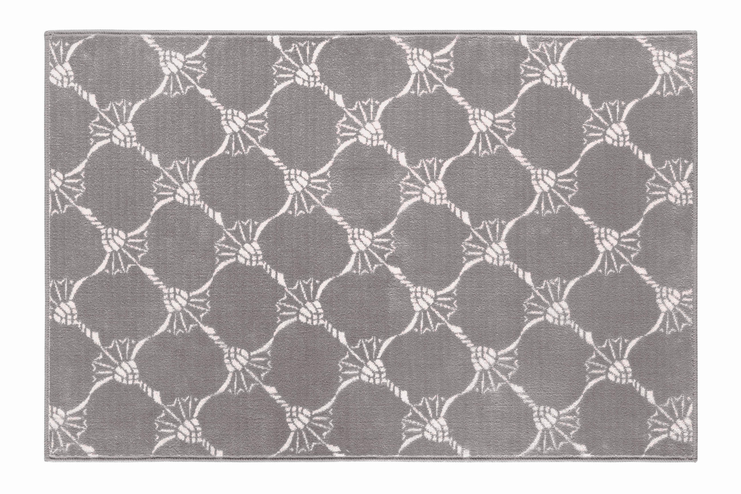 BADTEPPICH 50/70 cm Graphitfarben, Grau  - Graphitfarben/Grau, Design, Kunststoff/Textil (50/70cm) - Joop!