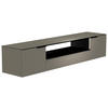 LOWBOARD  in 210/41/45 cm  - Schwarz/Grau, Design, Glas/Holzwerkstoff (210/41/45cm) - Moderano