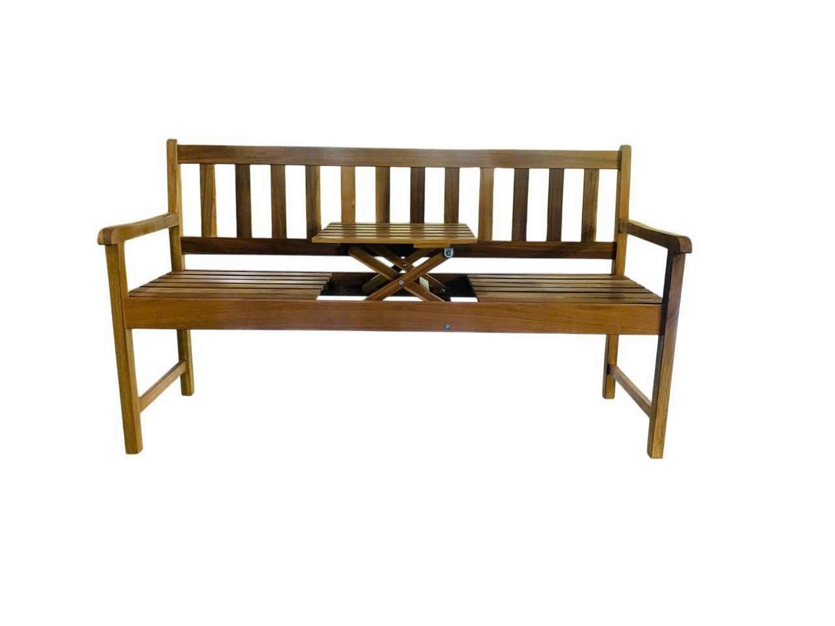 ZÁHRADNÁ LAVICA, akácia, drevo - farba akácie, Basics, drevo (153/57/88cm) - Prestige Home