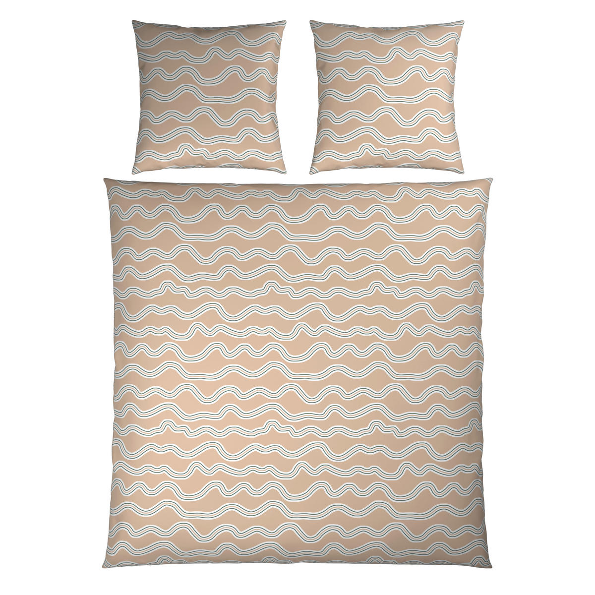 BETTWÄSCHE Satin 200/200 cm  - Naturfarben, Textil (200/200cm) - Novel