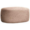 HOCKER in Textil Rostfarben  - Rostfarben/Schwarz, MODERN, Kunststoff/Textil (88/43/66cm) - Hom`in