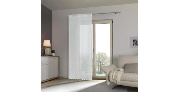 FERTIGVORHANG transparent - Naturfarben, Design, Textil (140/245cm) - Esposa