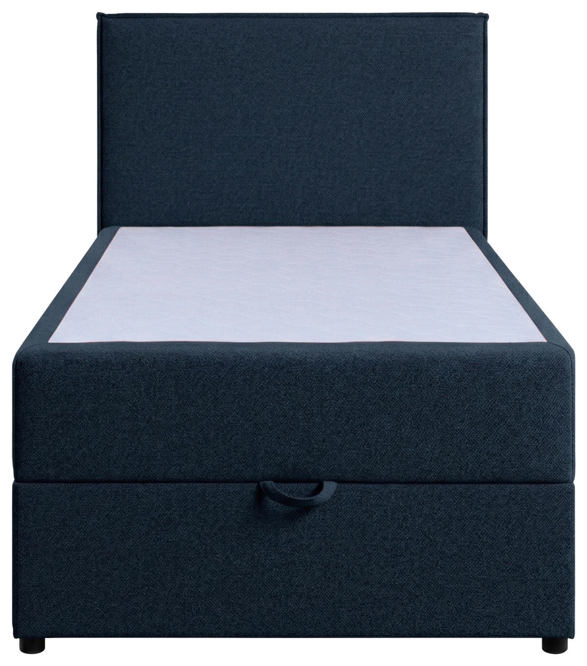 BOXBETT 100/200 cm  in Dunkelblau  - Schwarz/Dunkelblau, MODERN, Holzwerkstoff/Kunststoff (100/200cm) - MID.YOU