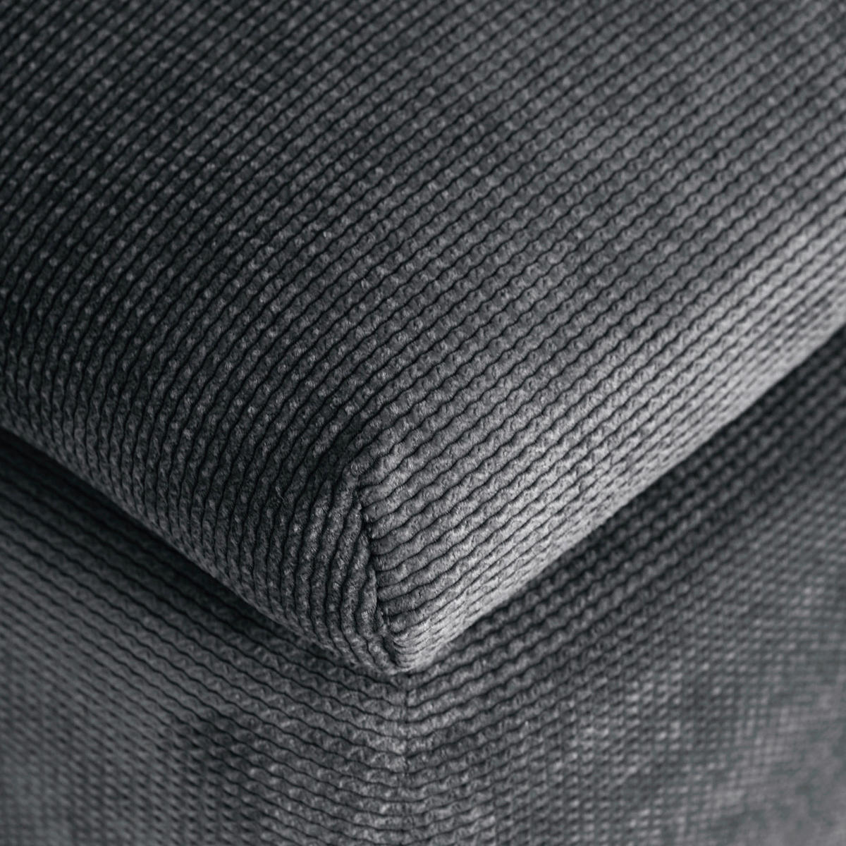 SOFAELEMENT in Flachgewebe Anthrazit  - Anthrazit/Schwarz, KONVENTIONELL, Holz/Textil (77/72/83cm) - MID.YOU