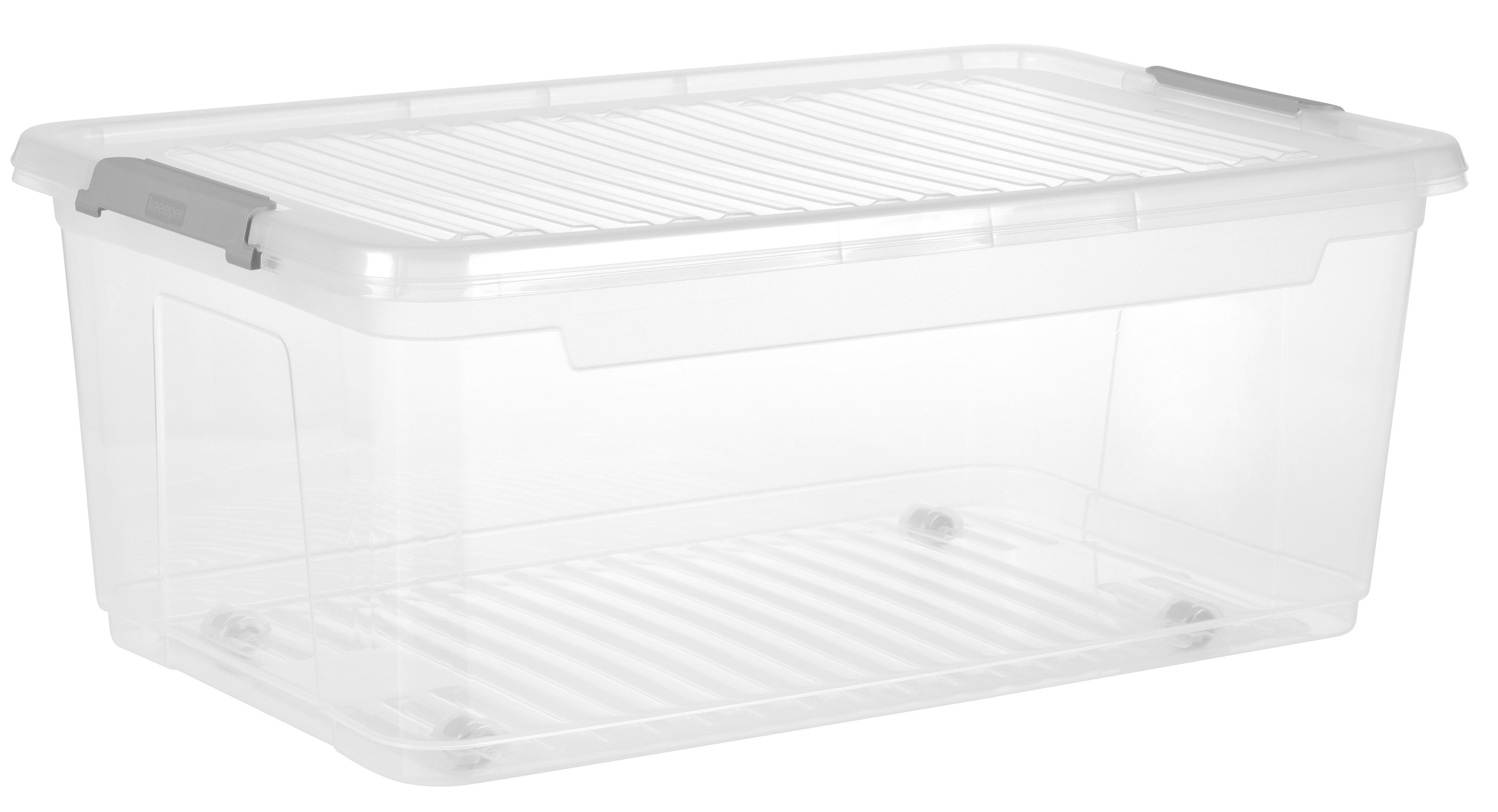FÖRVARINGSLÅDA  38/24/59 cm  - transparent, Basics, plast (38/24/59cm)