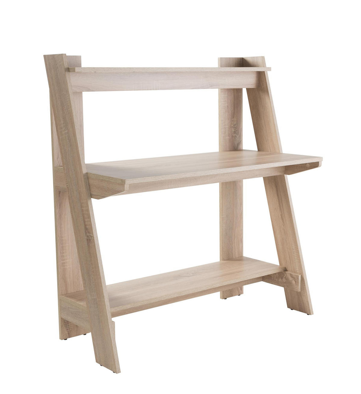 SCHREIBTISCH 110/121/55 cm  in Eichefarben  - Eichefarben, Design, Holzwerkstoff (110/121/55cm) - MID.YOU