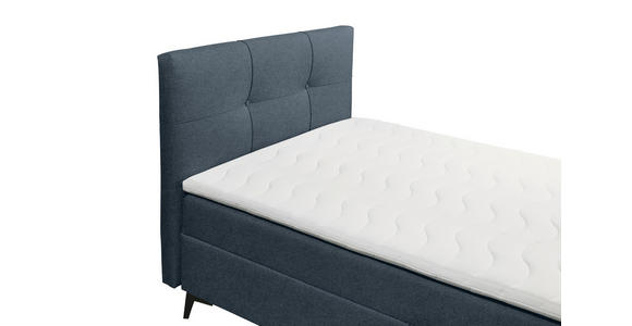 BOXBETT 120/200 cm  in Blaugrau  - Blaugrau, Basics, Holzwerkstoff/Textil (120/200cm) - Xora