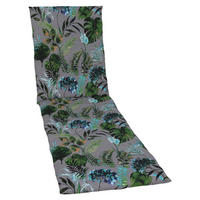 LIEGENAUFLAGE Blätter  - Anthrazit/Grün, Design, Textil (58/5/188cm)