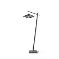STOJACÍ LAMPA, 63/40/150 cm - černá, Trend, přírodní materiály (63/40/150cm) - Good & Mojo