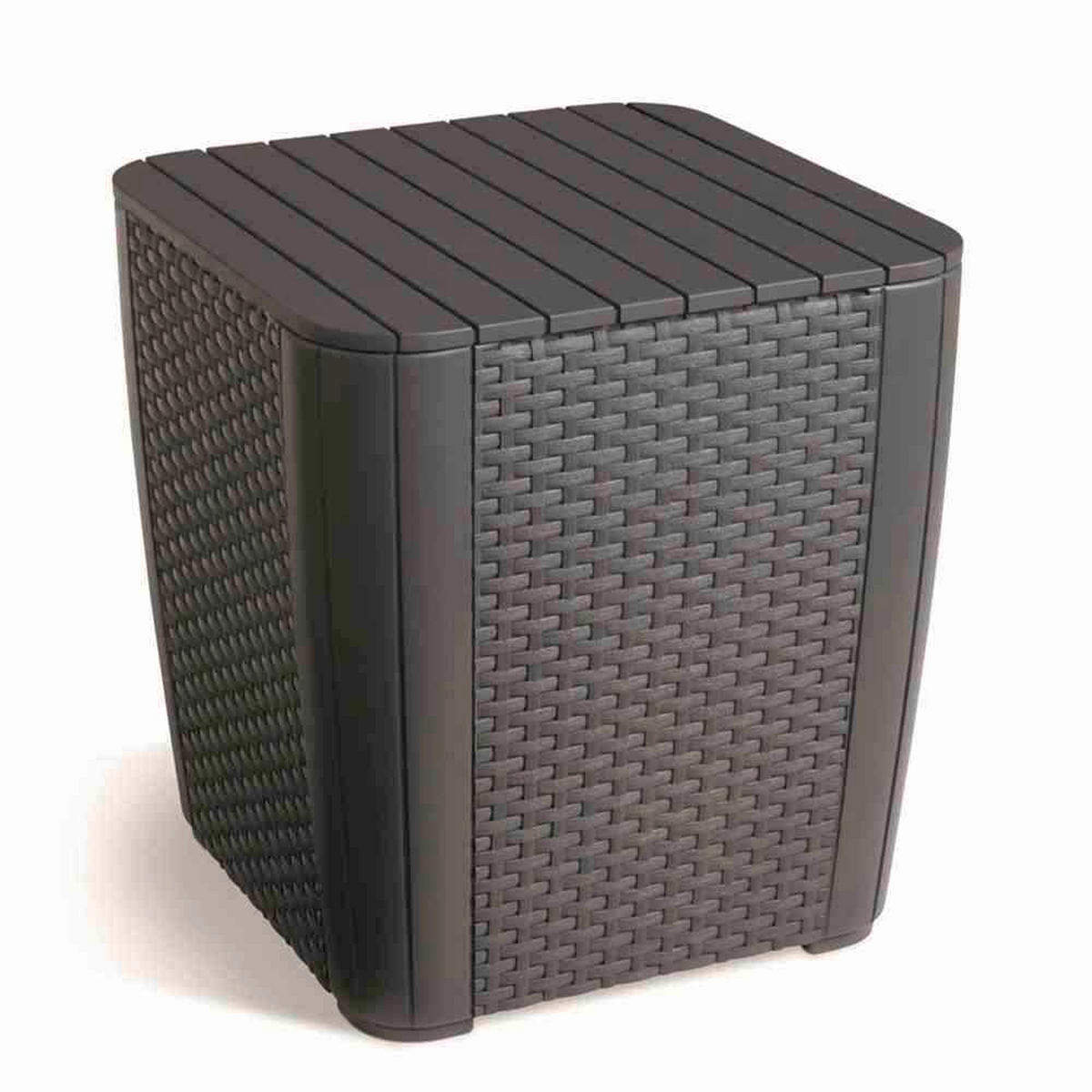 BALKONSET  3-teilig  - Graphitfarben/Grau, MODERN, Kunststoff (54/87/48cm) - Keter