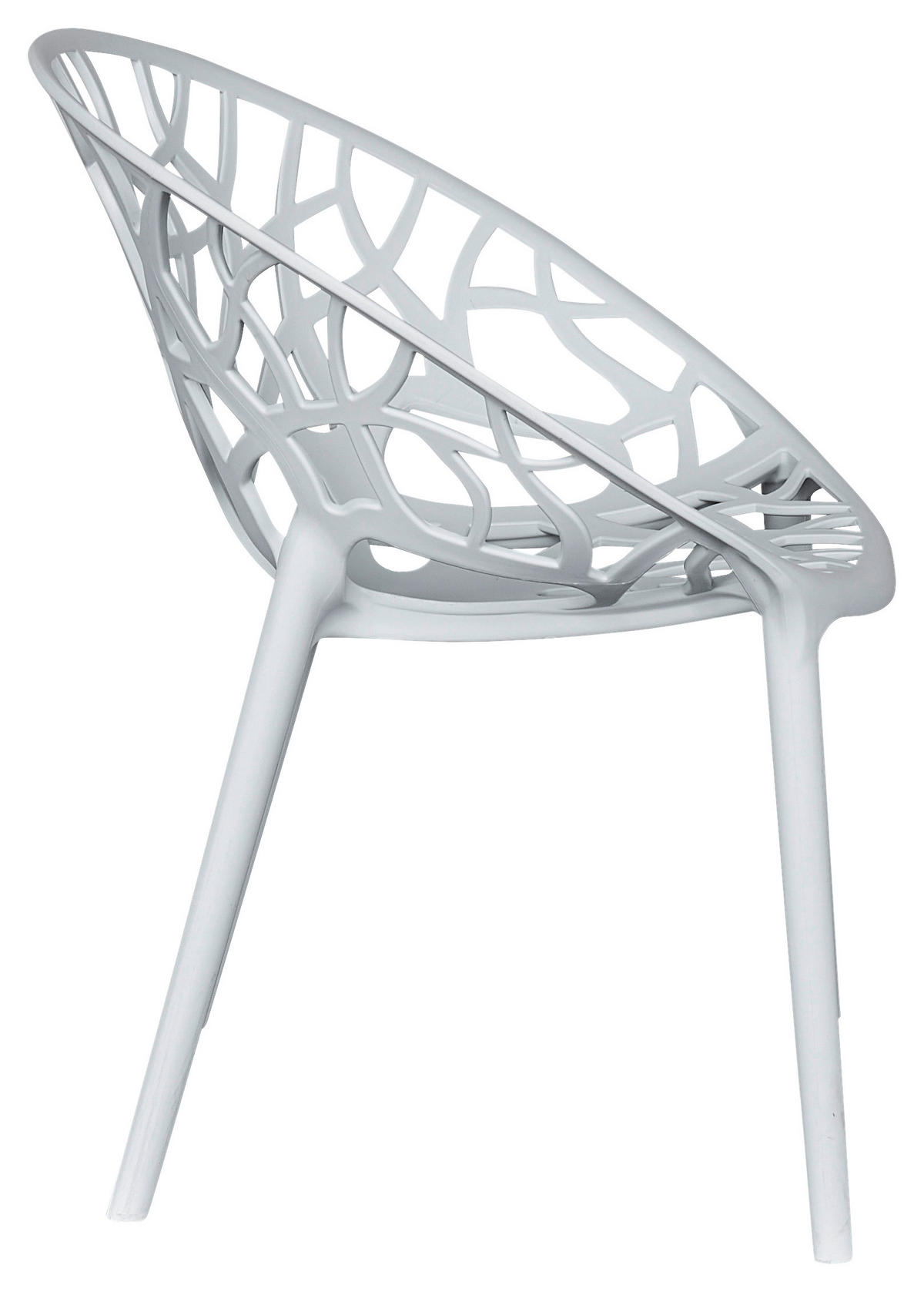 STAPELSTUHL Weiß  - Weiß, Design, Kunststoff (60,5/79/58cm) - Ambia Garden