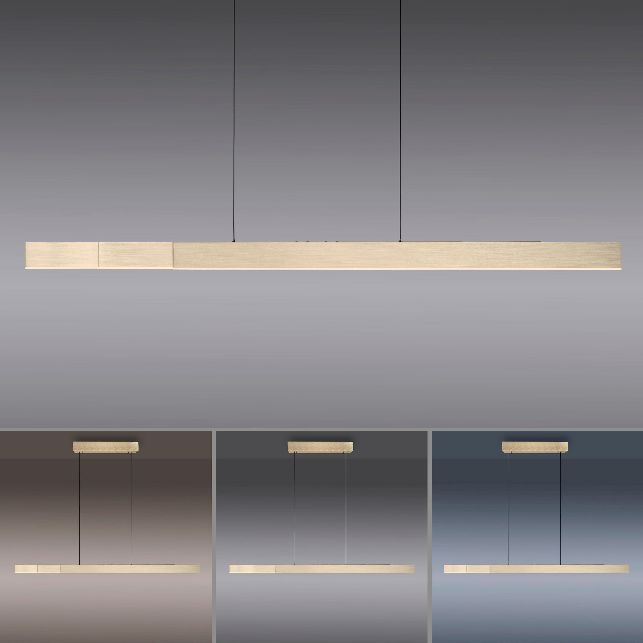 LED-HÄNGELEUCHTE 200/8,2/240 cm  - Design, Kunststoff/Metall (200/8,2/240cm) - Neuhaus PURE
