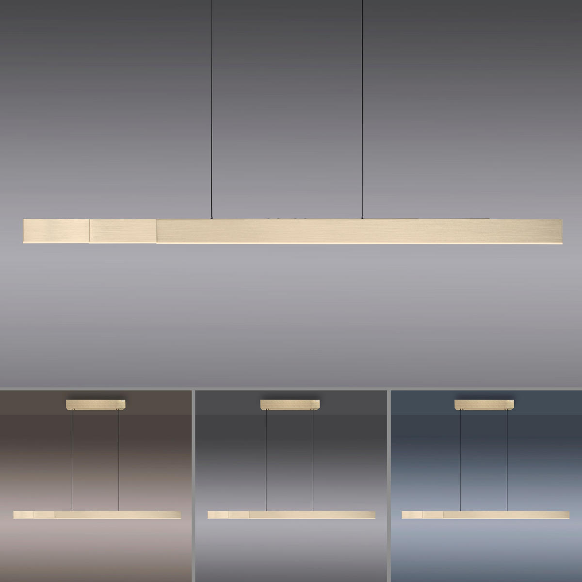 LED-HÄNGELEUCHTE 200/8,2/240 cm  - Design, Kunststoff/Metall (200/8,2/240cm) - Neuhaus PURE