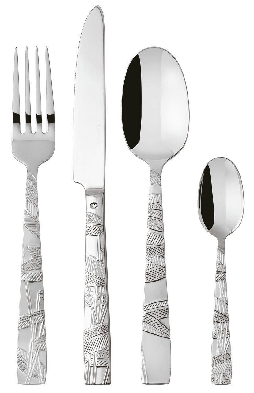 PRIBOR ZA JELO 24/1  Jungle  - boja nerđajućeg čelika, Osnovno, metal (30/5/27cm) - Sambonet