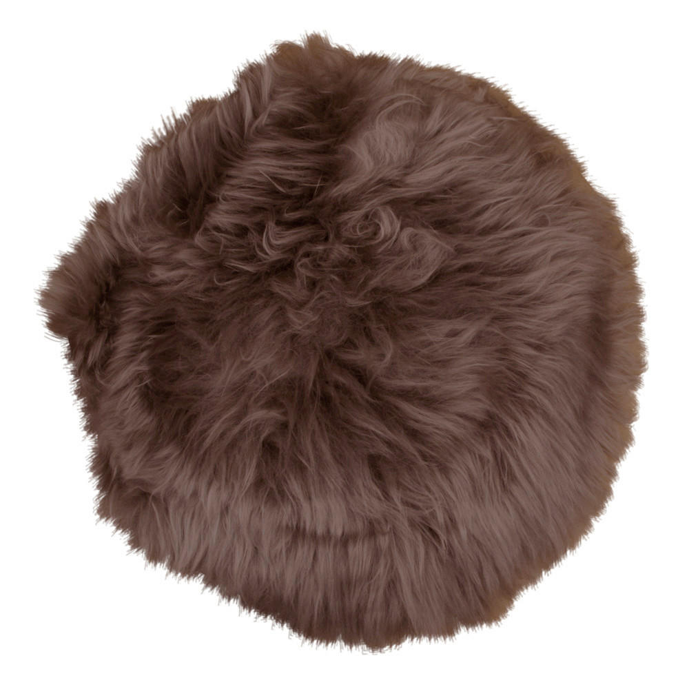 SITZKISSEN 35/35/5 cm  - Braun, Basics, Leder (35/35/5cm)