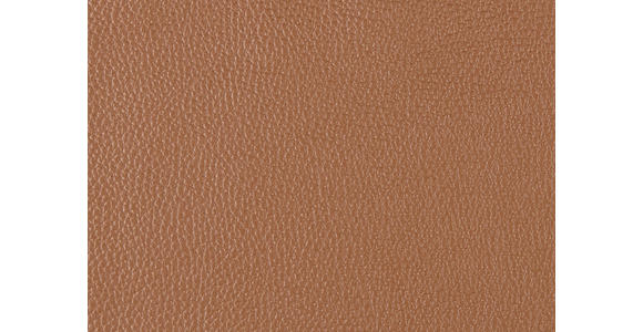 2,5-SITZER in Leder Cognac - Cognac/Schwarz, Design, Leder/Metall (200/102/92cm) - Johann Jakob