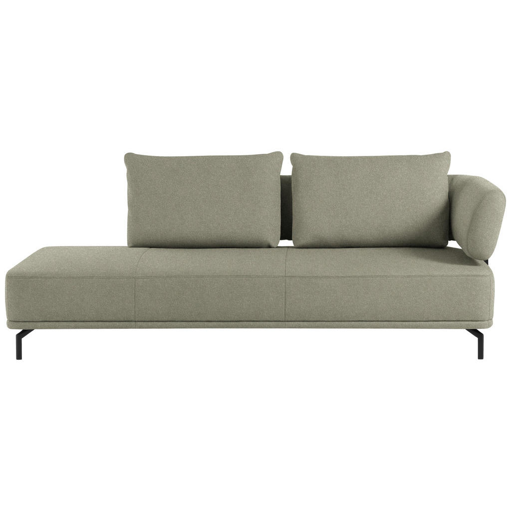 Thumbnail - Dieter Knoll Récamiere Palio, Grün, Textil, 227x89x101 cm, Goldenes M, Fußauswahl, Lederauswahl, Stoffauswahl, Hocker er...