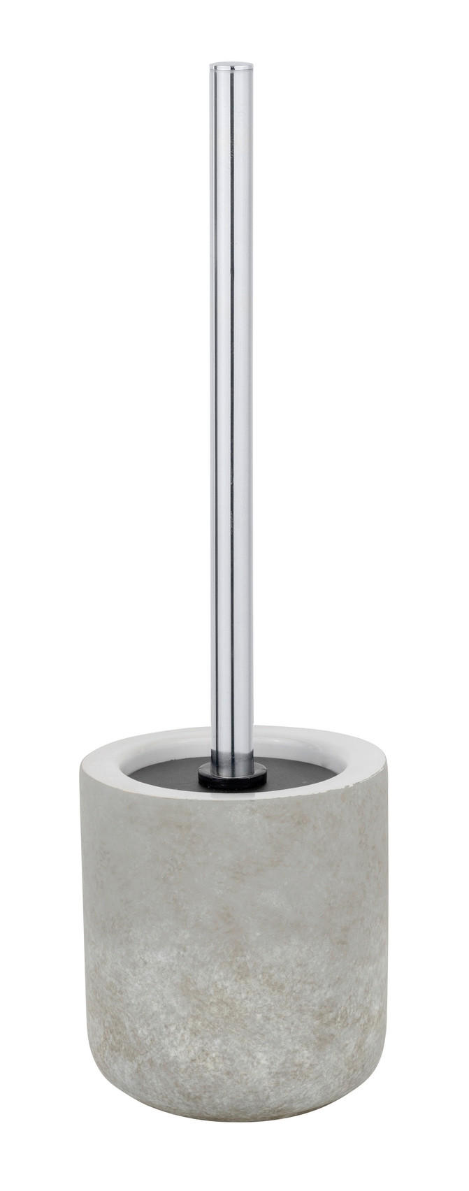 WC-BÜRSTENGARNITUR - Chromfarben/Hellgrau, KONVENTIONELL, Keramik/Kunststoff (11,5/38/11,5cm) - Schöner Wohnen