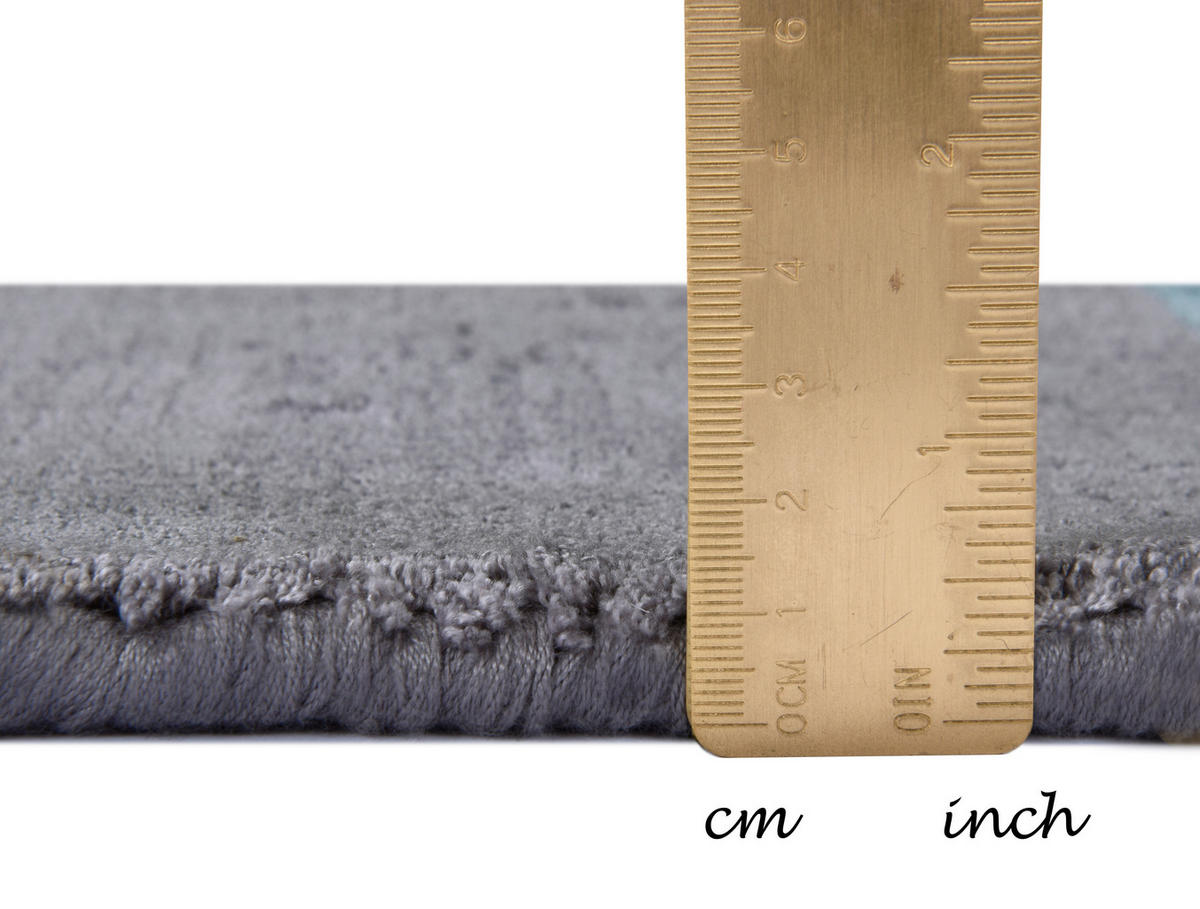 HANDWEBTEPPICH 50/80 cm Anthrazit  - Anthrazit, Basics, Textil (50/80cm) - Tom Tailor