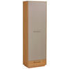 GARDEROBENSCHRANK  in 60/193/37 cm  - Taupe/Eichefarben, Design, Holz/Holzwerkstoff (60/193/37cm)