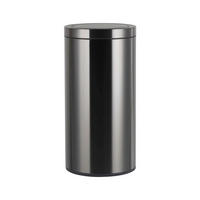 ABFALLEIMER 40 L  - Schwarz, Basics, Kunststoff/Metall (31/63cm) - Novel