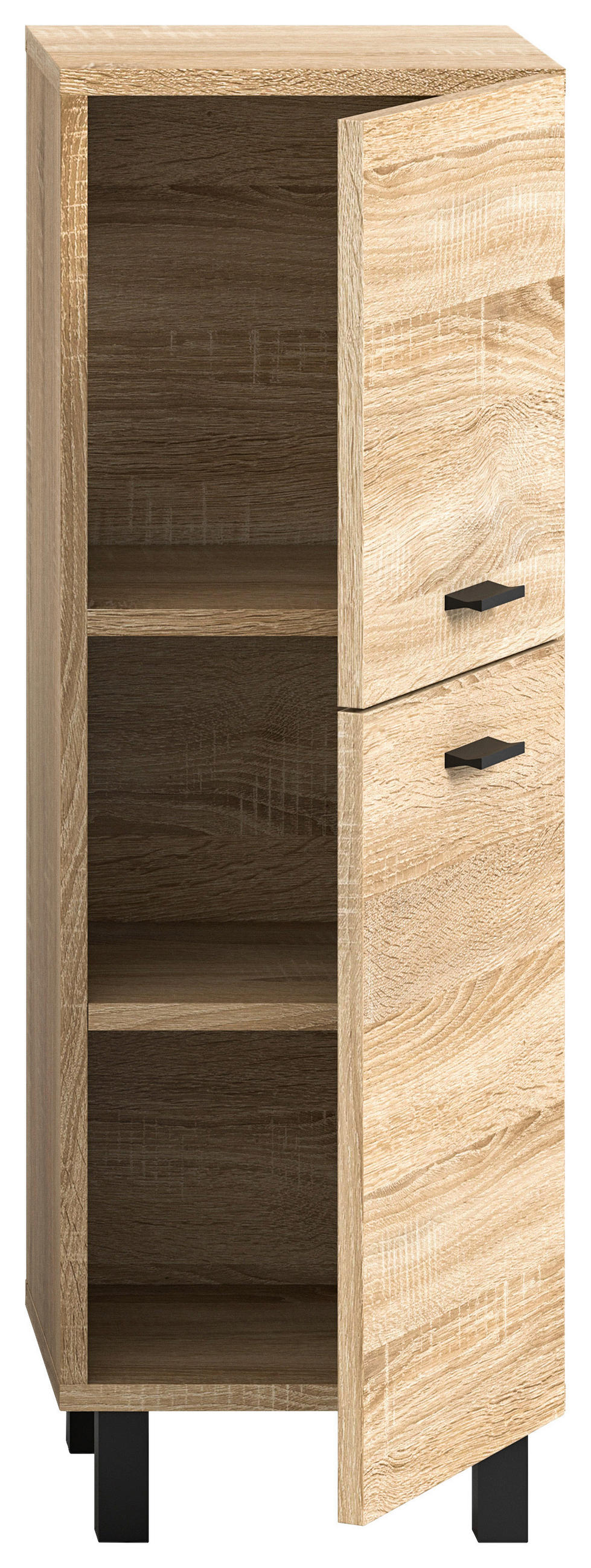 MIDISCHRANK 30/80/29 cm  - Sonoma Eiche, MODERN, Holzwerkstoff/Kunststoff (30/80/29cm) - MID.YOU