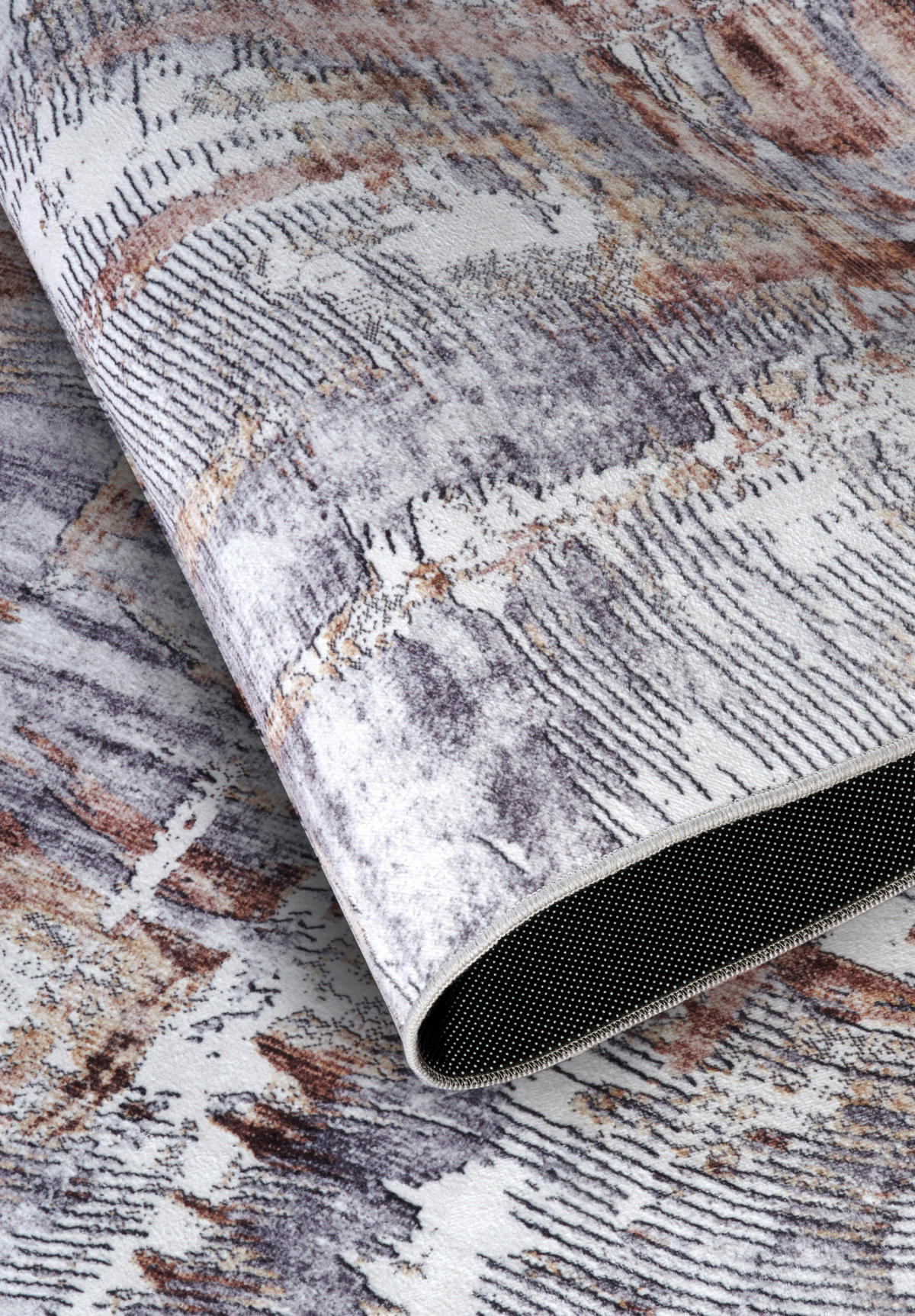 FLACHWEBETEPPICH 160/230 cm Imagination Kupferfarben, Goldfarben  - Goldfarben/Kupferfarben, Design, Kunststoff (160/230cm) - Hanse Home