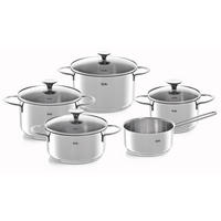 KOCHTOPFSET Copenhagen 5-teilig  - Basics, Glas/Metall - Fissler